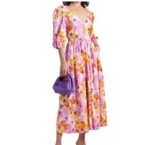 Nicholas Celie Basset Floral Maxi Dress